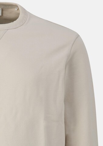 Sweat-shirt s.Oliver Men Big Sizes en beige : devant
