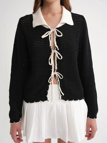 MixRay Strickjacke in Schwarz