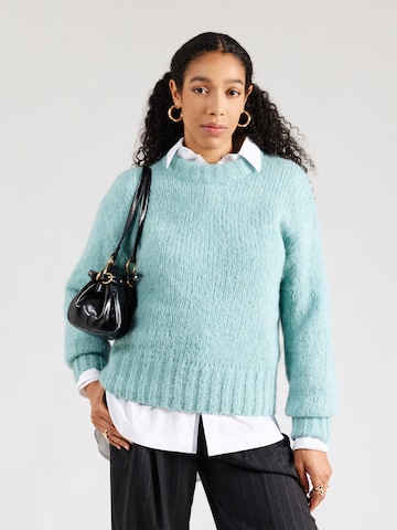 VILA ROUGE EDIT Pulover 'ROUBREE' | modra barva: sprednja stran