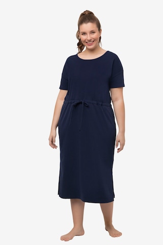 Robe Ulla Popken en bleu : devant