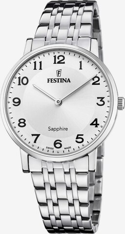 Montre à affichage analogique FESTINA en blanc : devant
