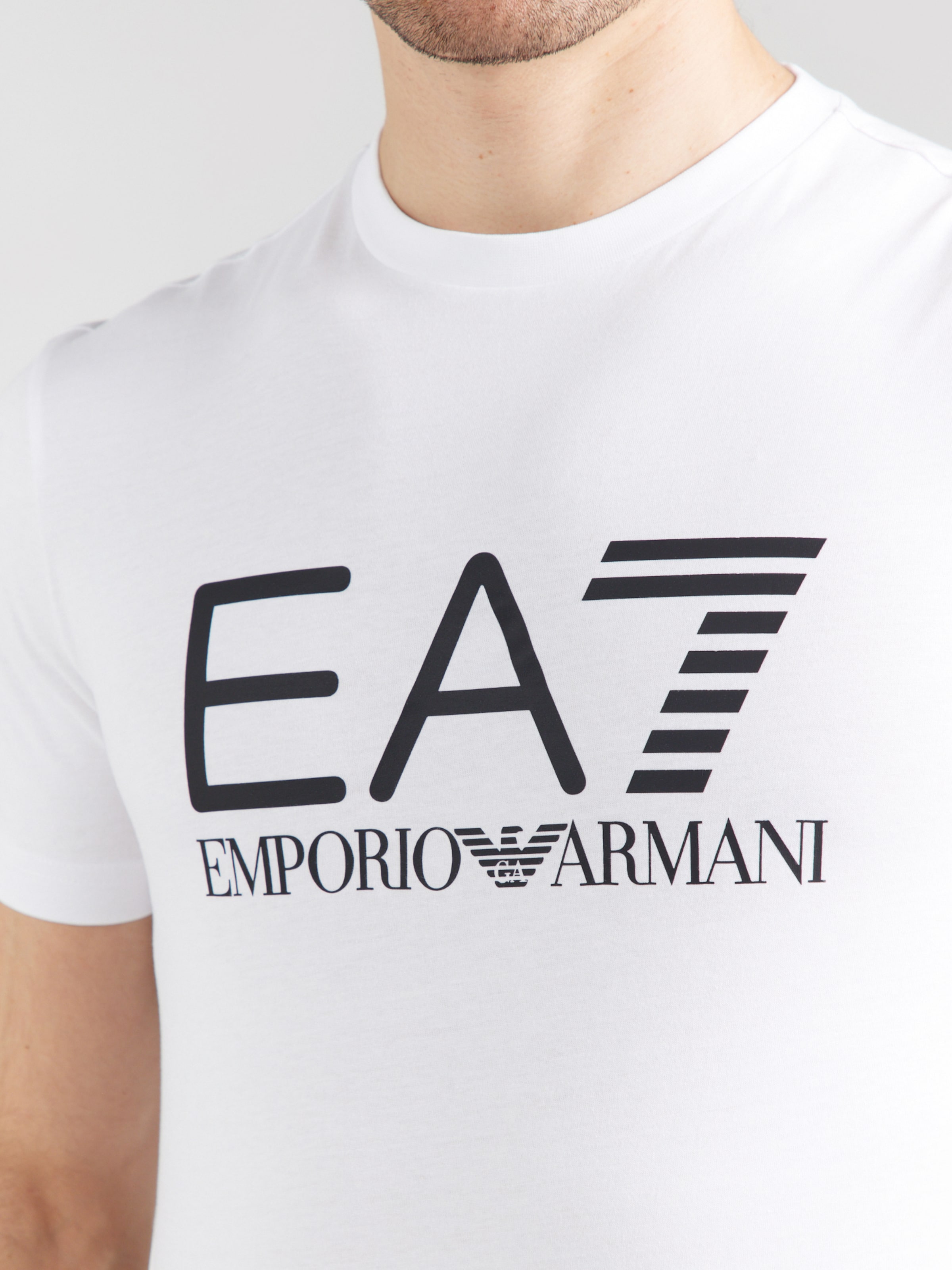 EA7 Emporio Armani Tricou pe Alb | ABOUT YOU