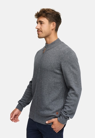 INDICODE JEANS Knit cardigan 'Margous' in Grey