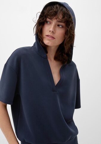 s.Oliver Sweatshirt in Blauw: voorkant