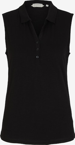 TOM TAILOR Shirt in Black: front