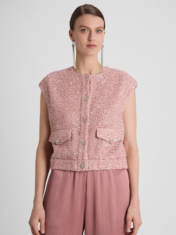 Gilet 'Francesca' GUIDO MARIA KRETSCHMER FOR BRIDGERTON en rose : devant