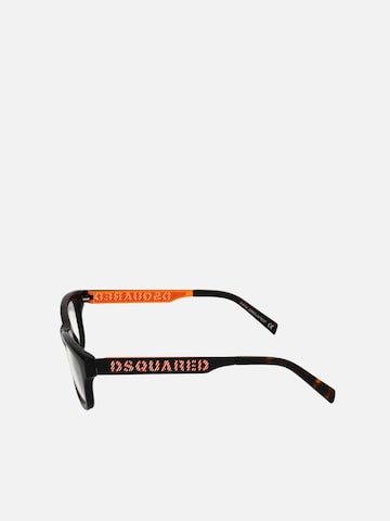 DSQUARED2 Zonnebril 'Dsquared2 DQ5095 Shiny black 54/16/140 WOMAN Eyewear Frame' in Zwart
