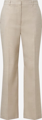 s.Oliver BLACK LABEL Wide leg Broek in Beige: voorkant