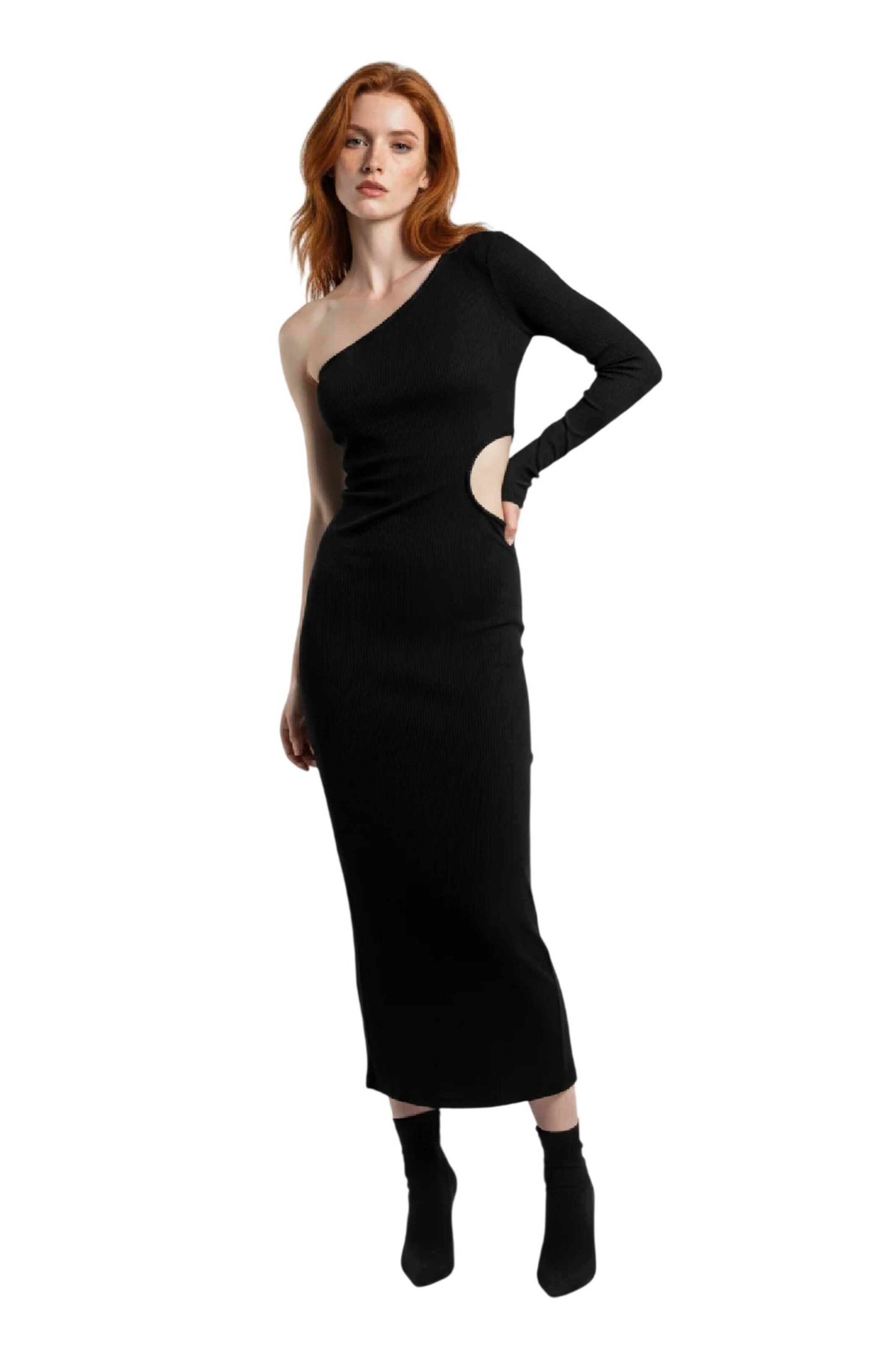 Alexa Dash Jurk in Zwart