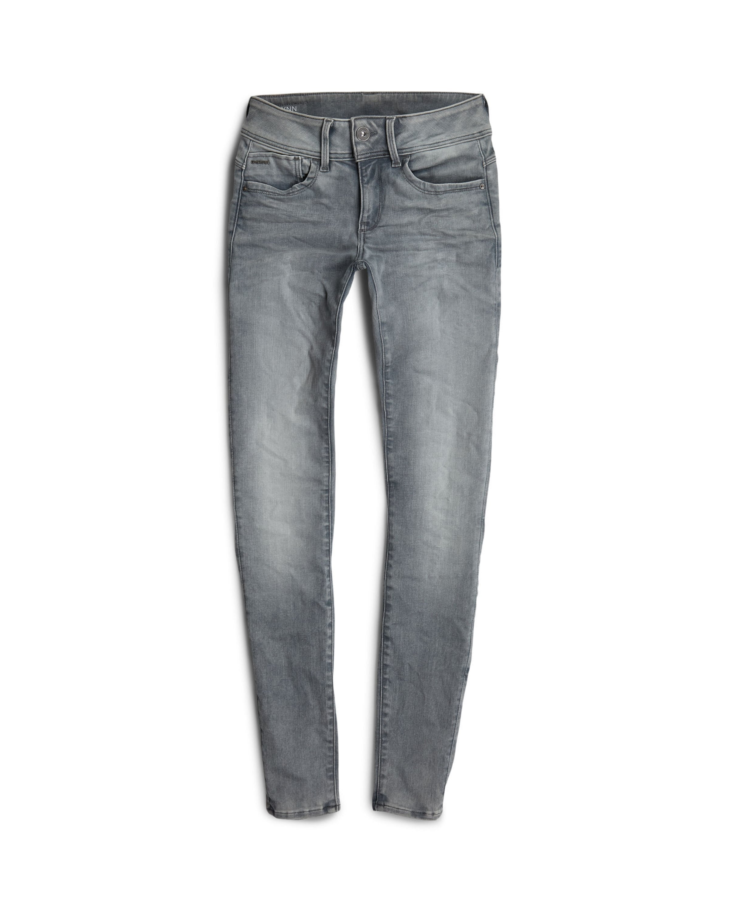 G-STAR Skinny Jeans in Grijs: voorkant