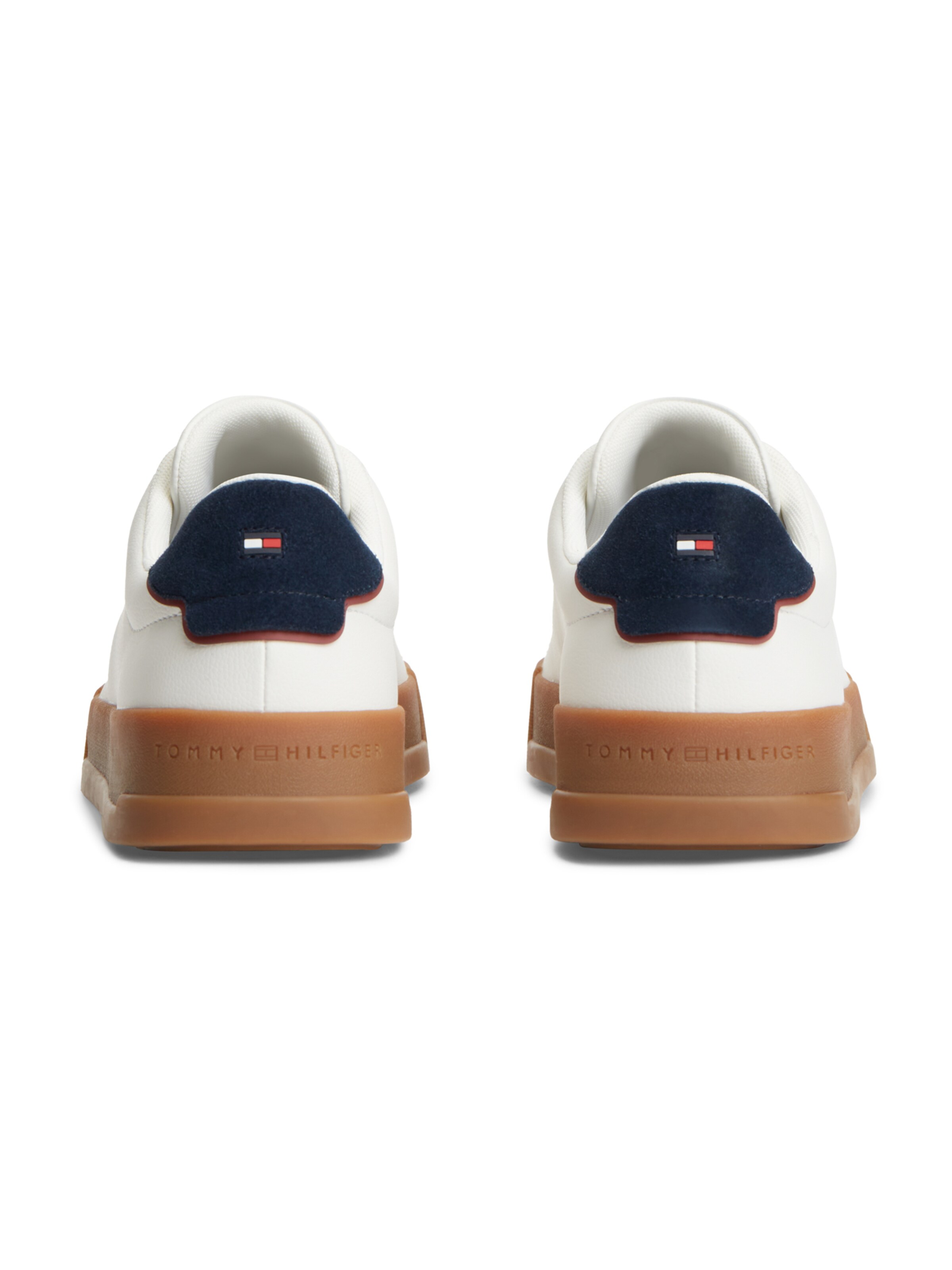 TOMMY HILFIGER Rövid szárú sportcipők 'COURT ESS' - fehér