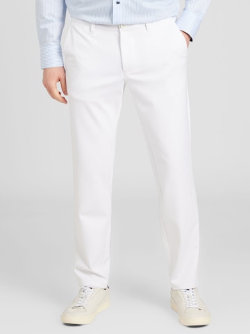 Coupe slim Pantalon chino 'MARK' Only & Sons en blanc : devant