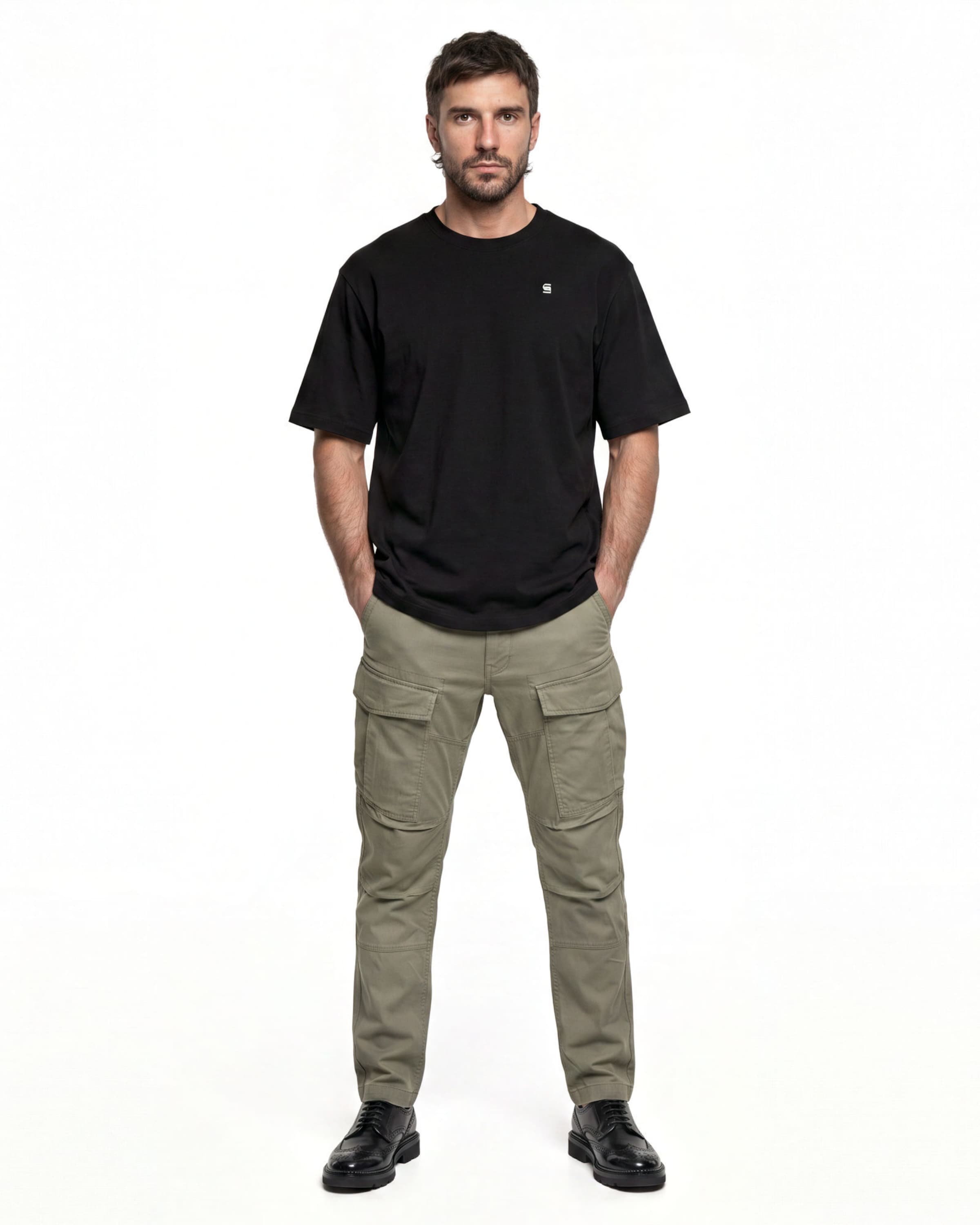 G-STAR Tapered O 5 pockets-Army pant ' ' in Beige: Vorderseite