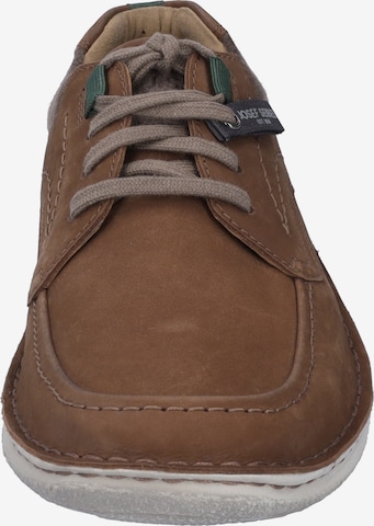 JOSEF SEIBEL Athletic Lace-Up Shoes in Brown