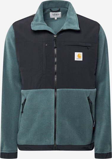Carhartt WIP Fleecejakke 'Nord' i grøn / sort, Produktvisning