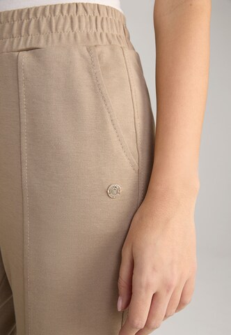 JOOP! Regular Trousers 'Tilda' in Beige
