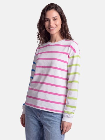 salzhaut Sweatshirt 'Dameln' in Wit: voorkant