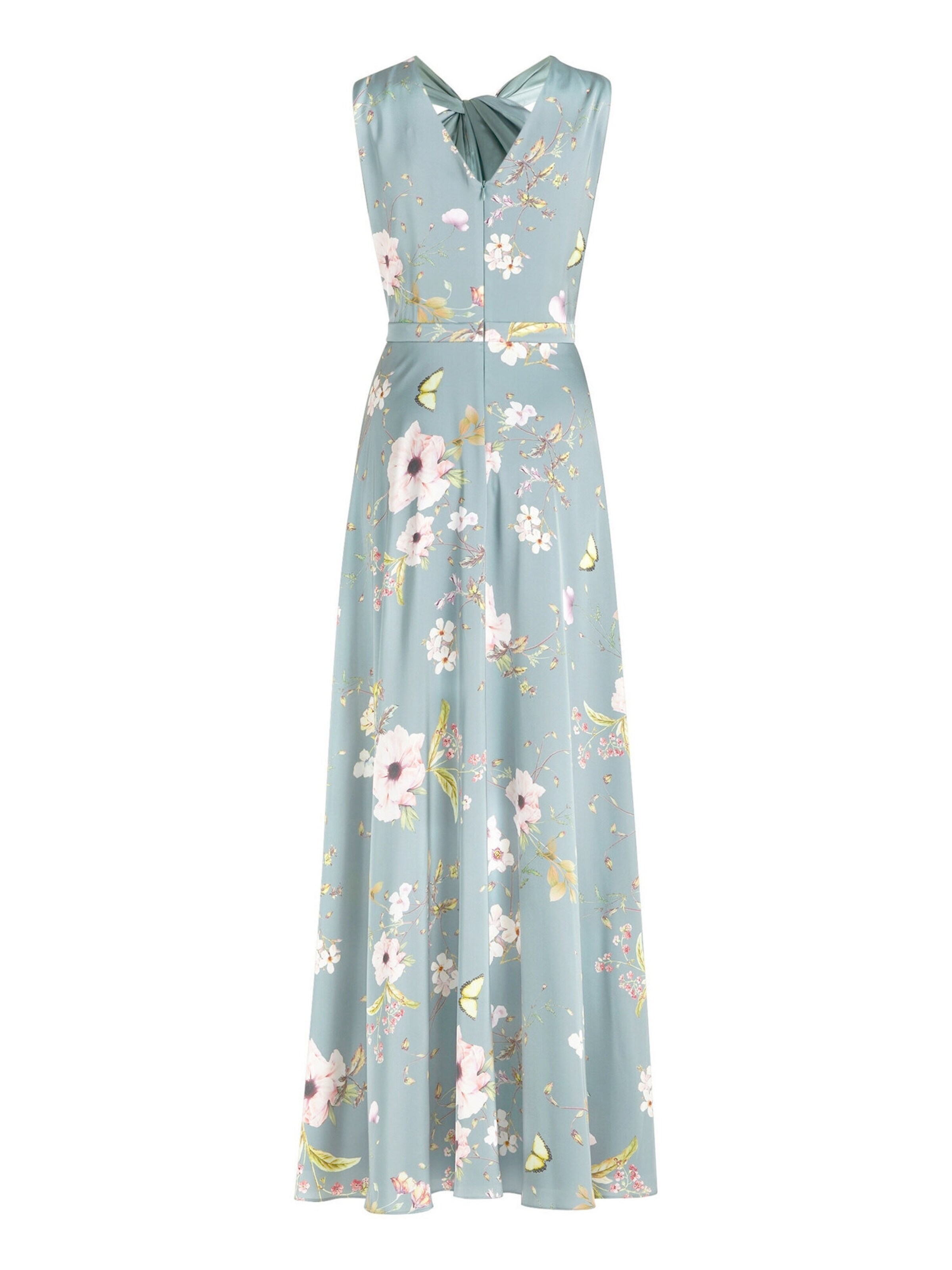 Robe de soirée Vera Mont en argent