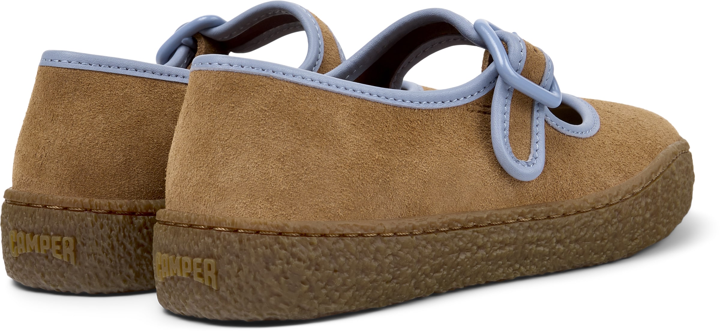 Ballerina con cinturino 'Peu Terreno' di CAMPER in marrone