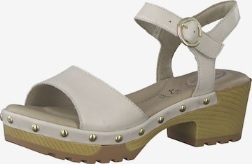 TAMARIS Sandals in White: front