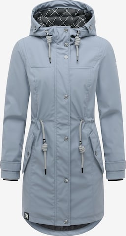Cappotto funzionale 'L60042' di Peak Time in blu: frontale