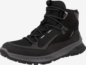 ECCO Lace-Up Boots 'Ult-Trn' in Black: front