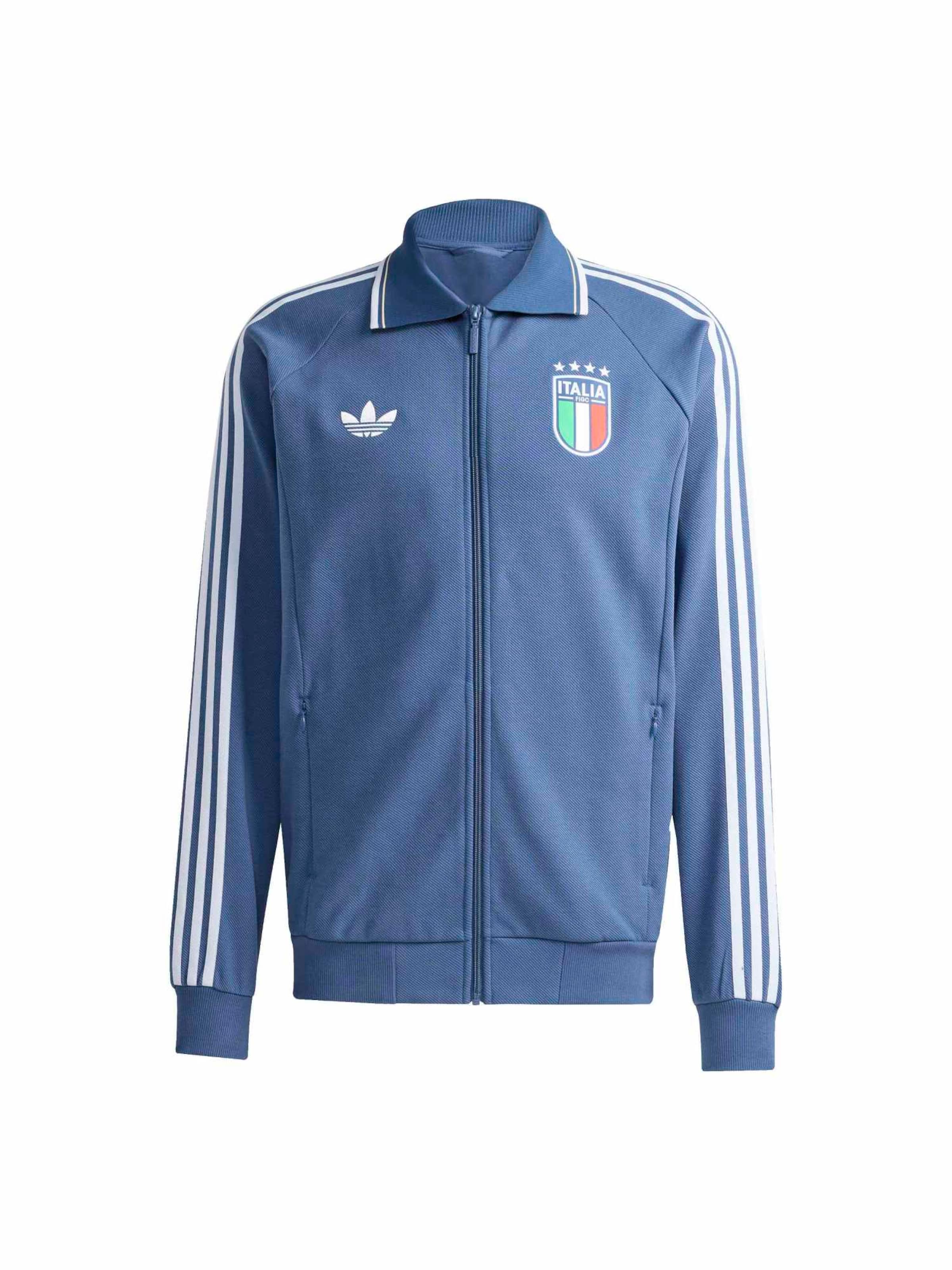 ADIDAS PERFORMANCE Μπουφάν άσκησης 'Italy Away Anthem' σε μπλε: μπροστά