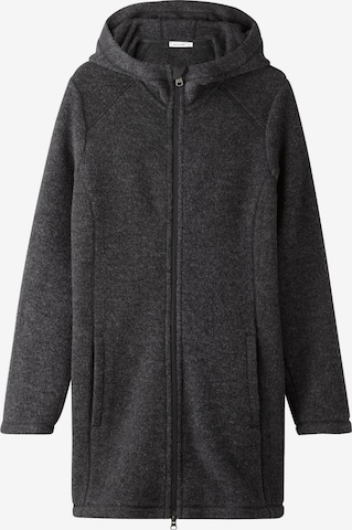 hessnatur Athletic fleece jacket in Grey: front