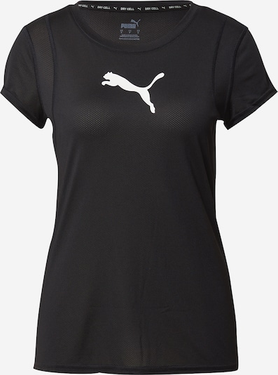 PUMA T-shirt fonctionnel 'Train All Day' en noir / blanc, Vue avec produit