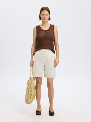 SELECTED FEMME Gebreide top in Bruin