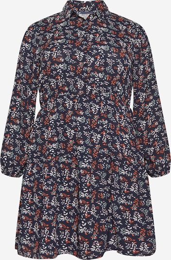 ABOUT YOU Curvy Blusekjole 'Cora' i mørkeblå / blandingsfarvet, Produktvisning