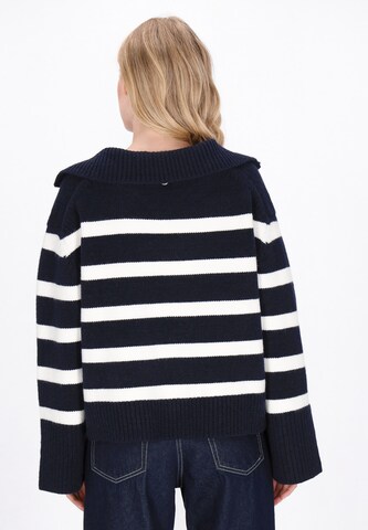 Pull-over DreiMaster Maritim en bleu