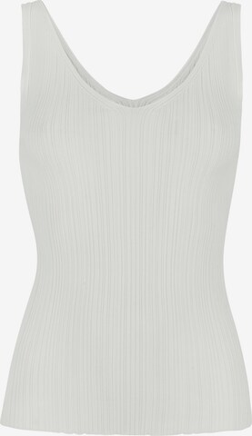 Esmé Studios Knitted Top 'ESMelody Knit' in White: front