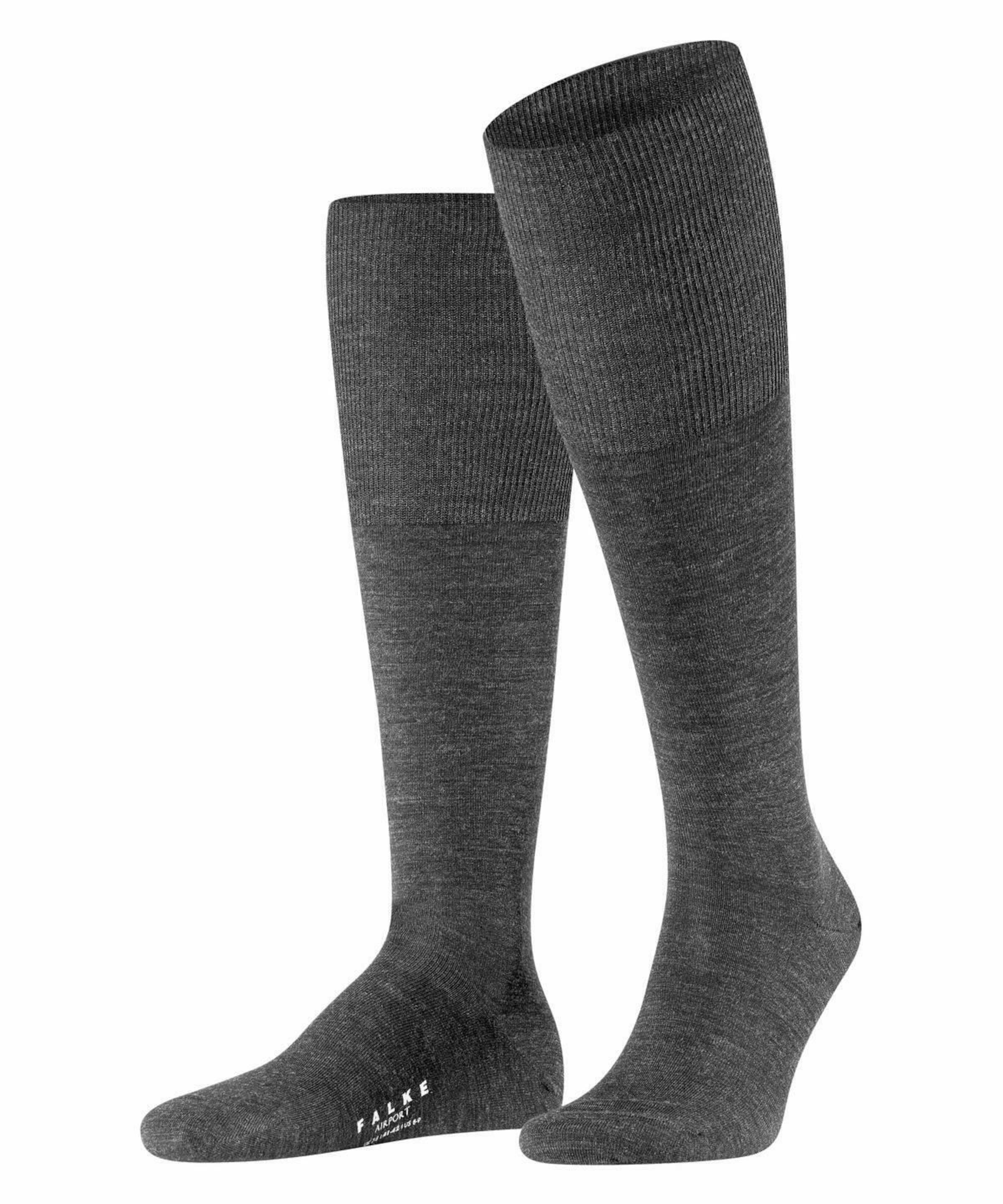 Chaussettes 'Airport' FALKE en gris : devant