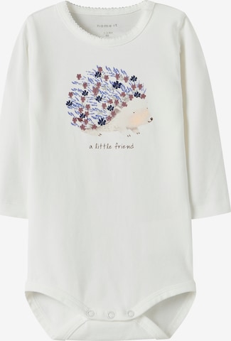 balta NAME IT Šliaužtinukas / glaustinukė 'NBFOHELLO': priekis