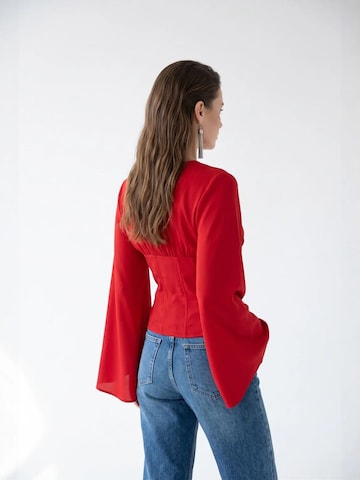 MixRay Blouse in Red