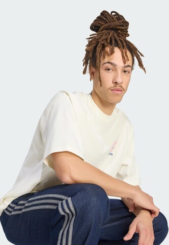 ADIDAS ORIGINALS - Camiseta 'V-Day Big Heart' en blanco