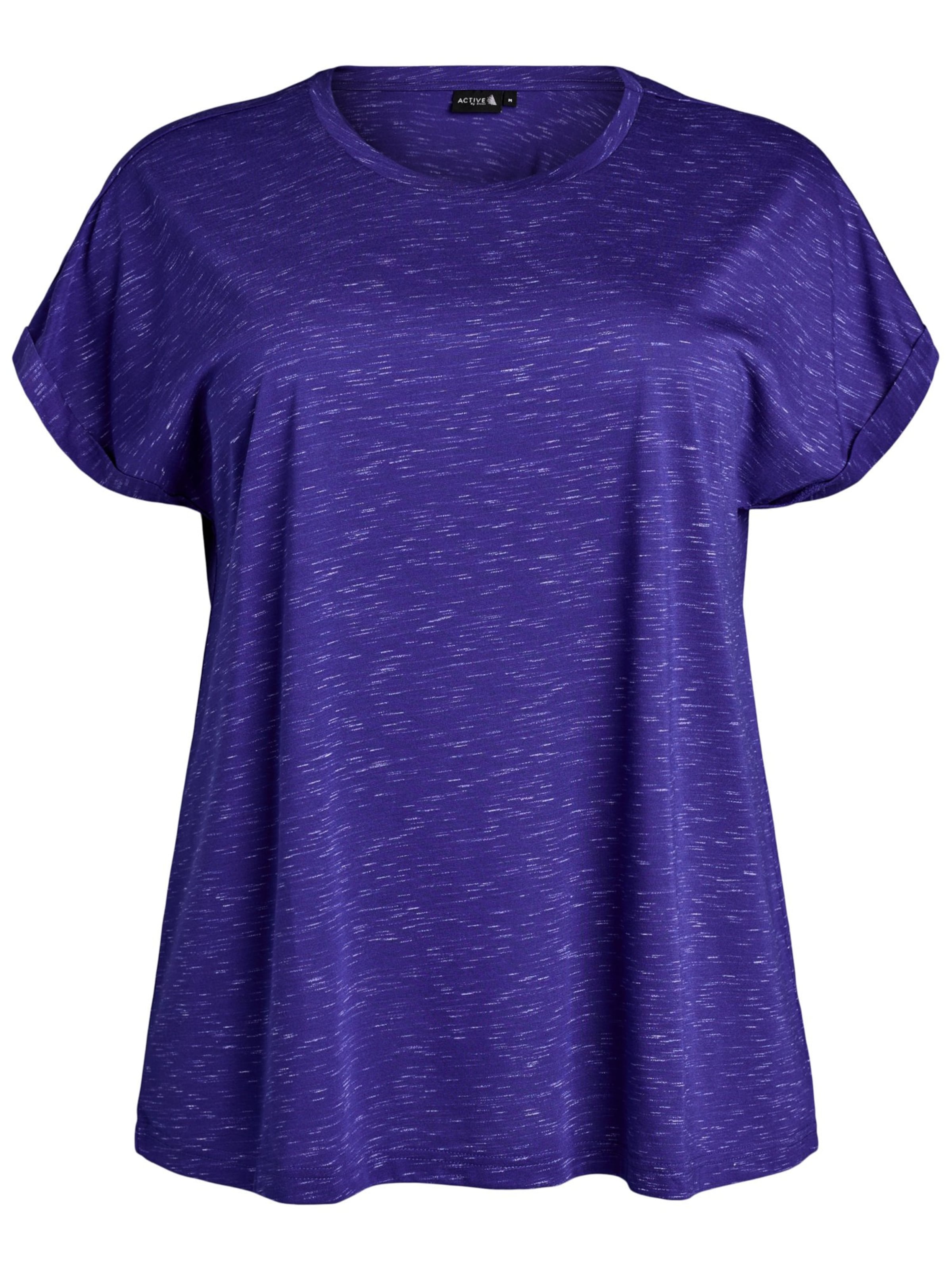 Maglietta 'Abex' di Active by Zizzi in lilla: frontale