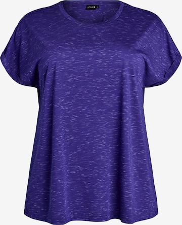 purpurinė Active by Zizzi Marškinėliai 'Abex': priekis