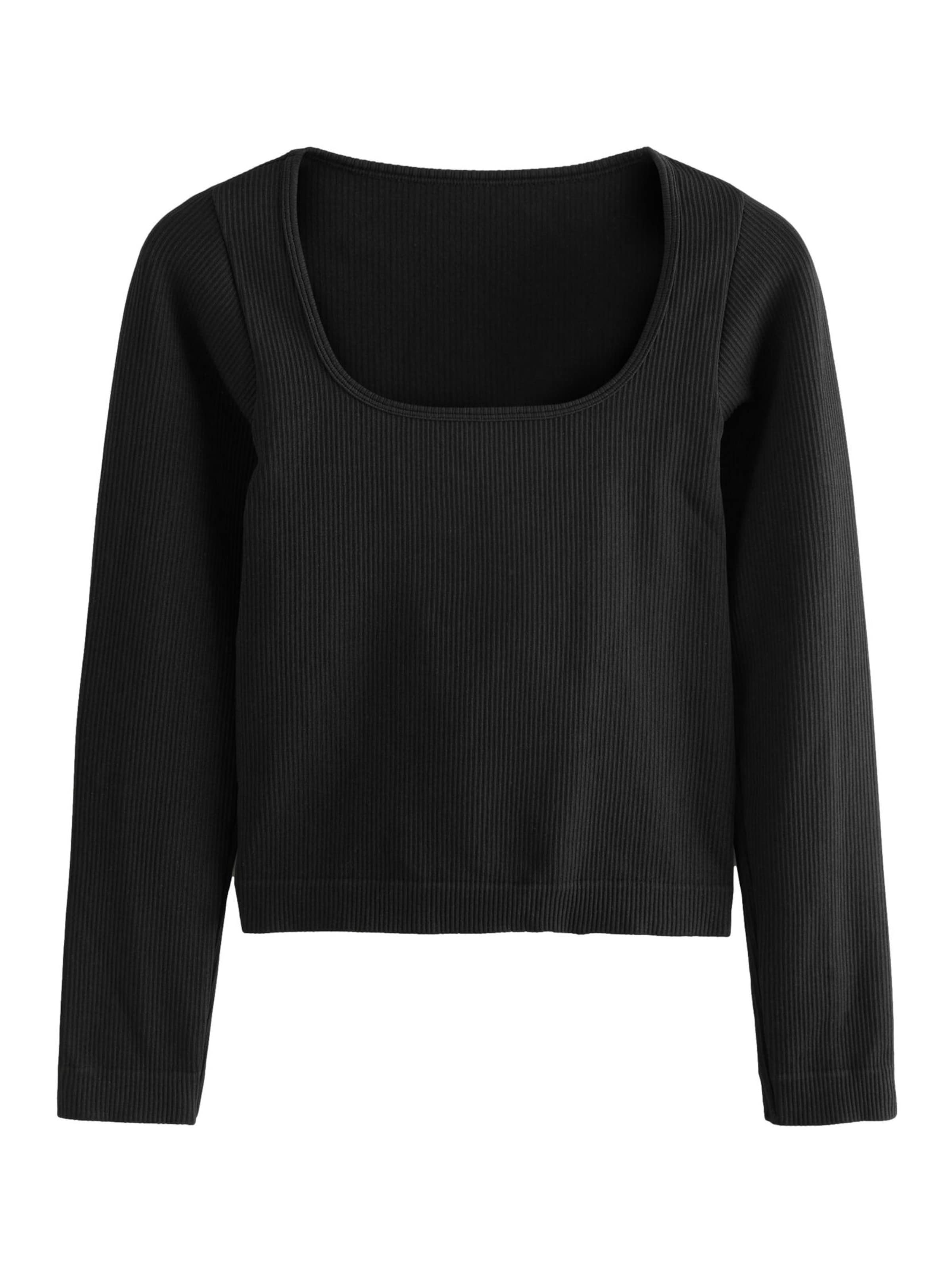 Next Shirt in Black: front