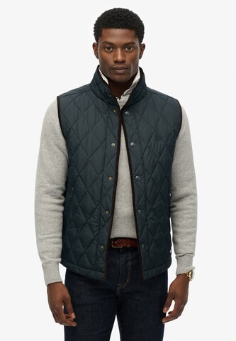 Superdry Bodywarmer 'Estate' in Blauw: voorkant