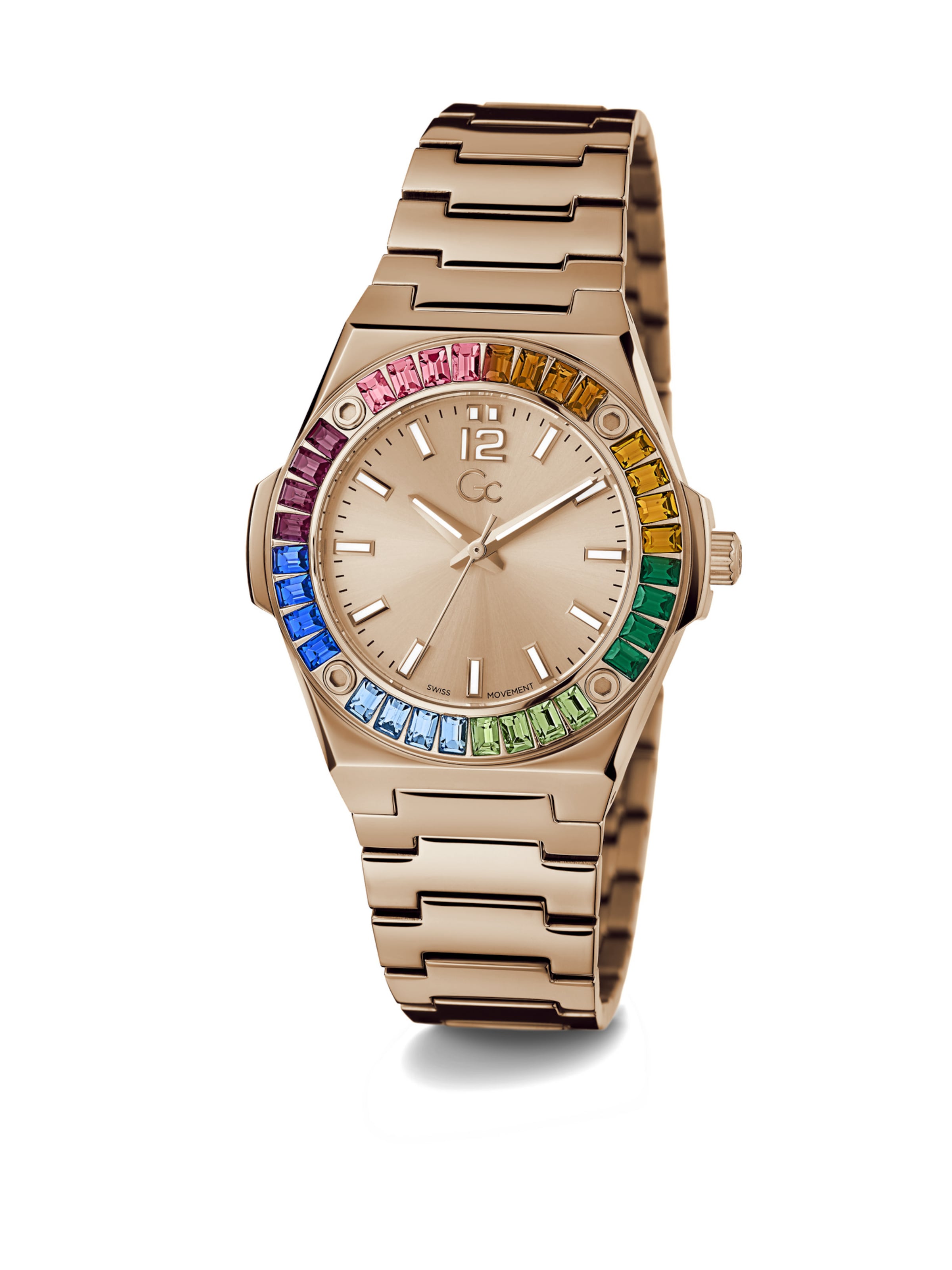 Gc Analoguhr in Mischfarben