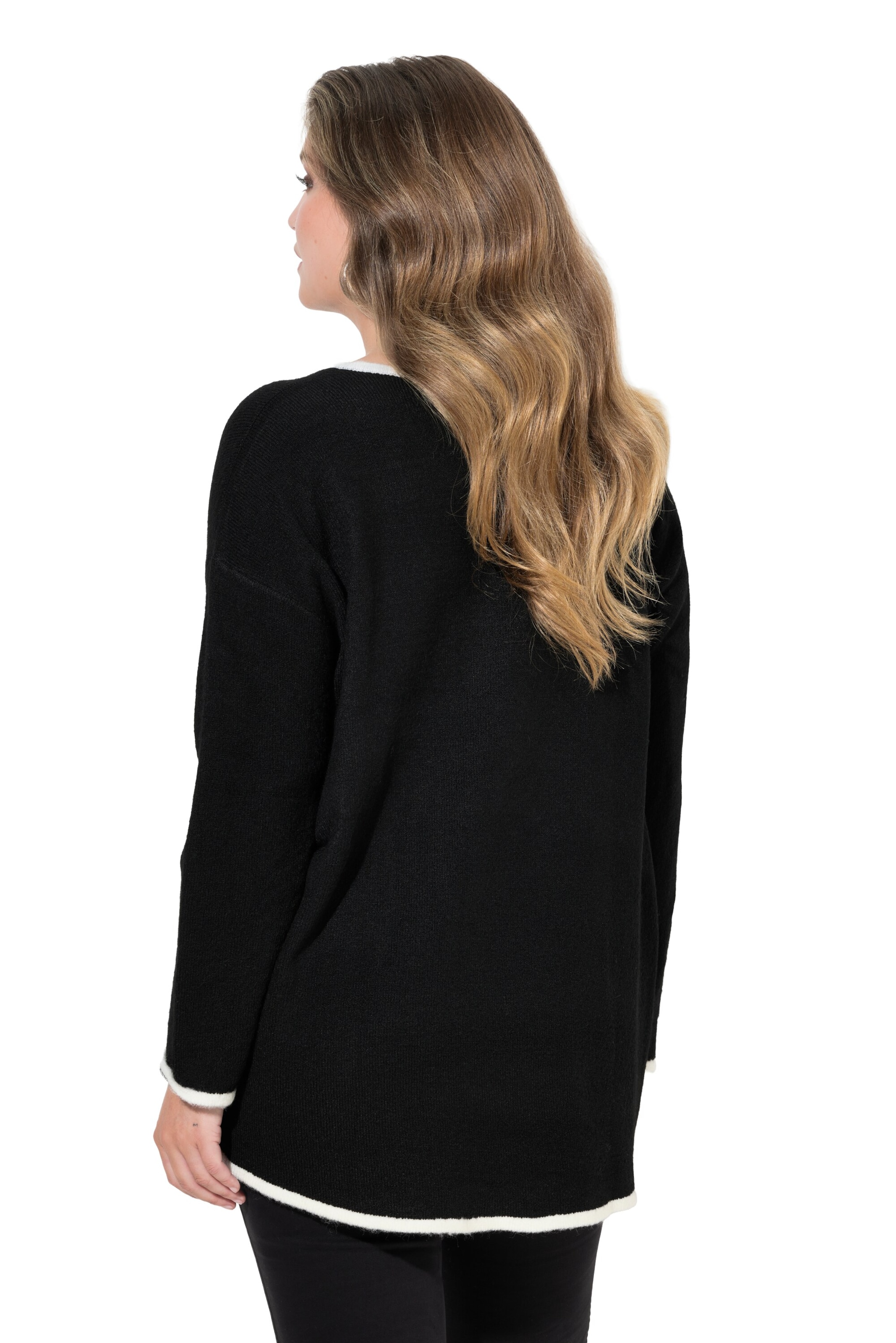 MIAMODA Sweater in Black