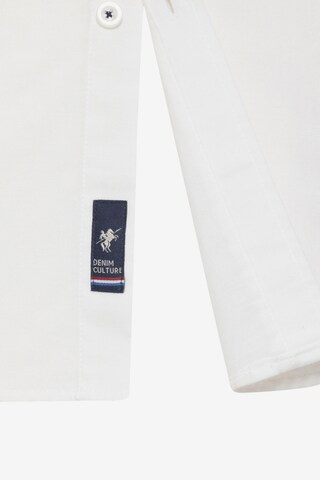 DENIM CULTURE - Ajuste regular Camisa 'KENT' en blanco