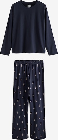 Next - Pijama en azul: frente