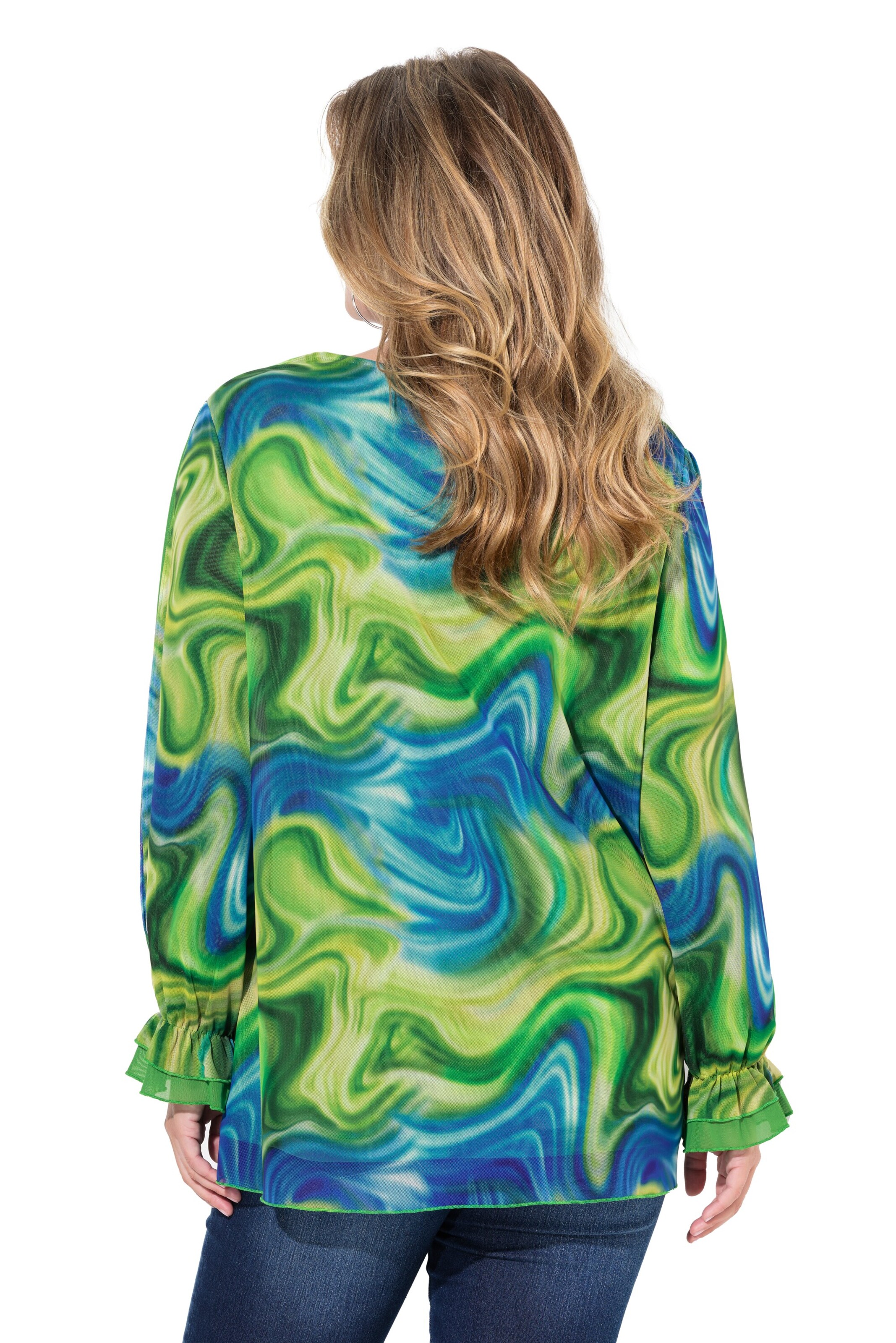 MIAMODA Blouse in Green