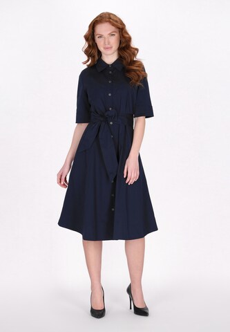 DreiMaster Klassik Shirt dress 'Classic Look' in Blue