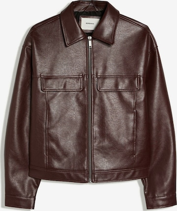 Bershka Between-Season Jacket in Red: front