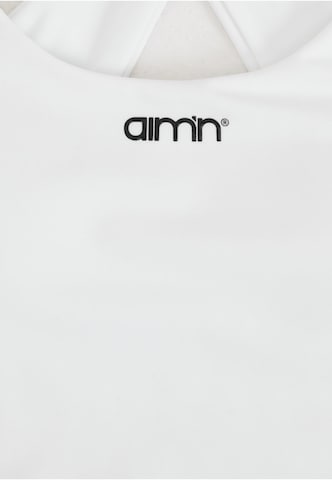 Bustino Reggiseno sportivo 'Essential' di Aim'n in bianco