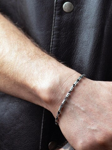 REYTEL Armband 'OND SIRKEL'‌‌‌‌ in Silber